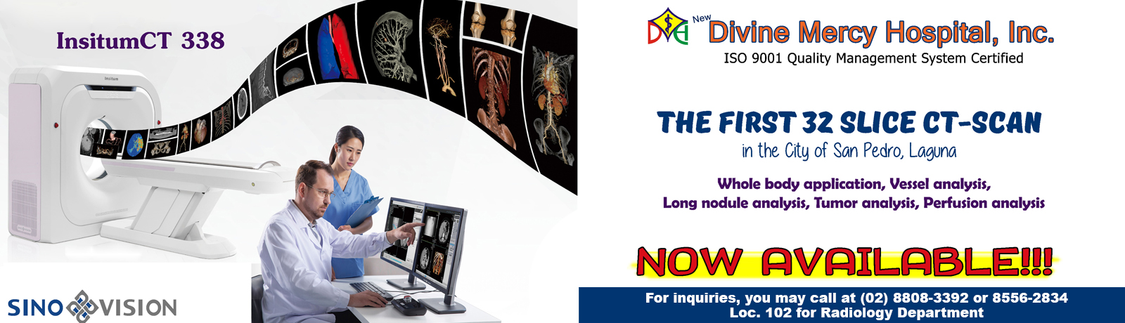 Divine Mercy Hospital - CT scan (sinovision)