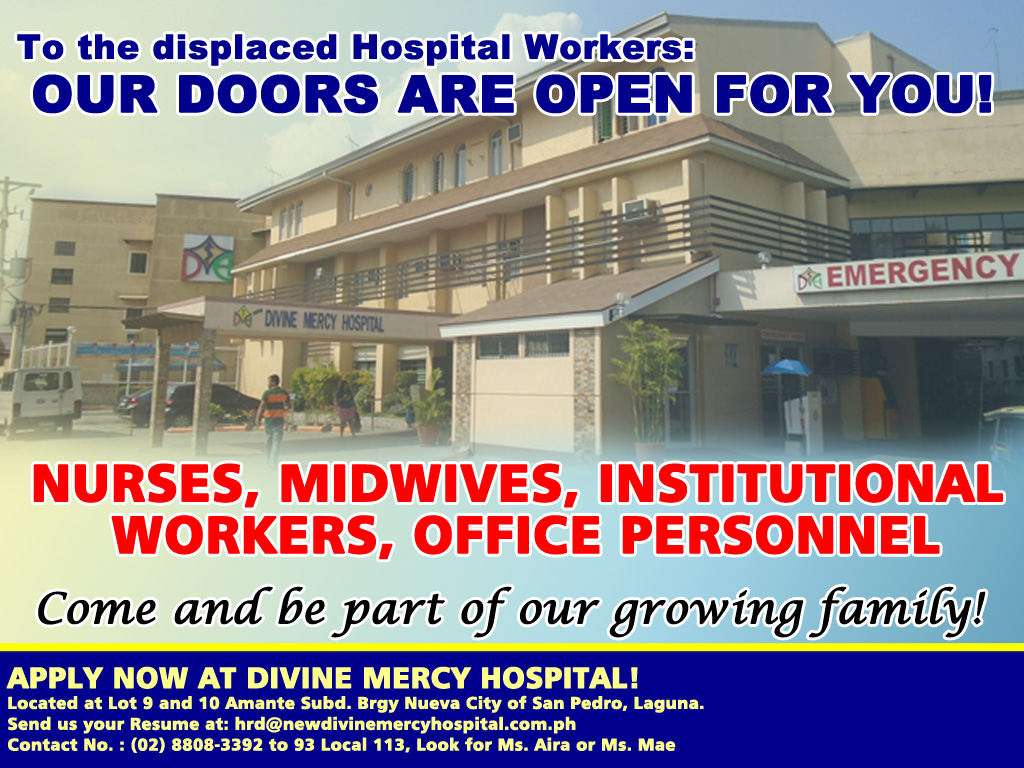 to New Divine Mercy Hospital DMH site